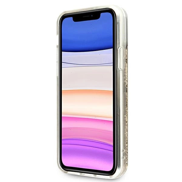 Guess 4G Big Liquid Glitter case for iPhone 11 6.1" / Xr - gold_6