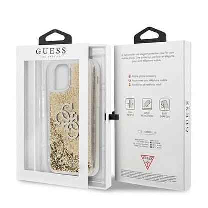 Guess 4G Big Liquid Glitter case for iPhone 11 6.1" / Xr - gold_7