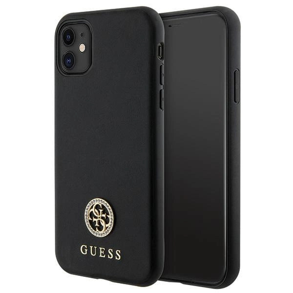 Guess Strass Metal Logo iPhone 11 / Xr 6.1" Case - Black_0