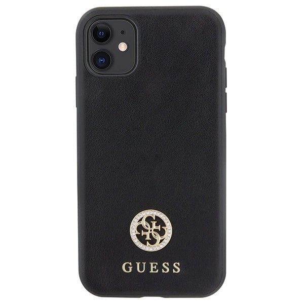 Guess Strass Metal Logo iPhone 11 / Xr 6.1" Case - Black_2