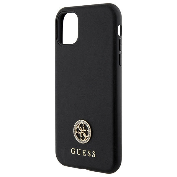 Guess Strass Metal Logo iPhone 11 / Xr 6.1" Case - Black_5