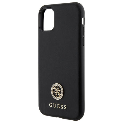Guess Strass Metal Logo iPhone 11 / Xr 6.1" Case - Black_5