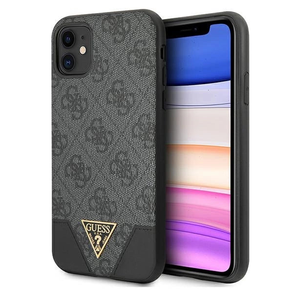 Guess 4G Triangle Collection case for iPhone 11 6.1" / Xr - gray_0