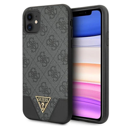 Guess 4G Triangle Collection case for iPhone 11 6.1" / Xr - gray_0