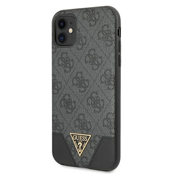 Guess 4G Triangle Collection case for iPhone 11 6.1" / Xr - gray_1