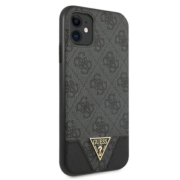 Guess 4G Triangle Collection case for iPhone 11 6.1" / Xr - gray_5