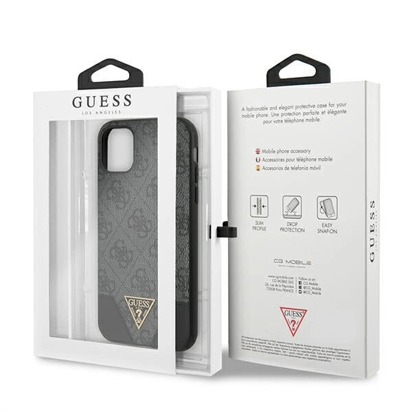 Guess 4G Triangle Collection case for iPhone 11 6.1" / Xr - gray_7