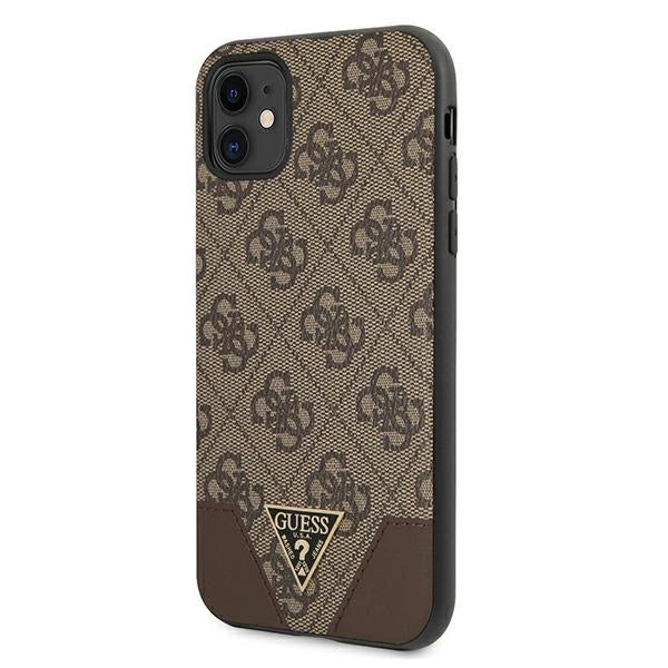 Guess 4G Triangle Collection case for iPhone 11 6.1" / Xr 6.1" - brown_1