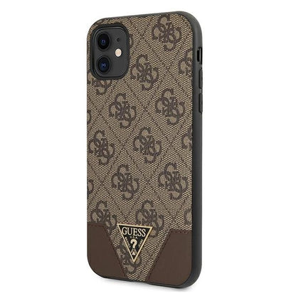 Guess 4G Triangle Collection case for iPhone 11 6.1" / Xr 6.1" - brown_1