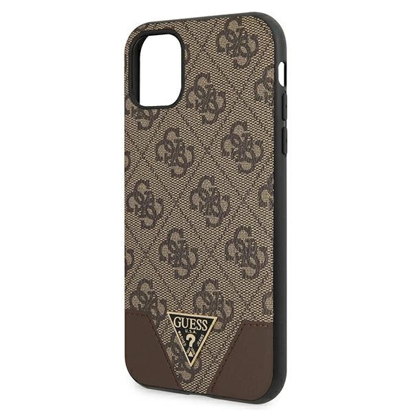 Guess 4G Triangle Collection case for iPhone 11 6.1" / Xr 6.1" - brown_2