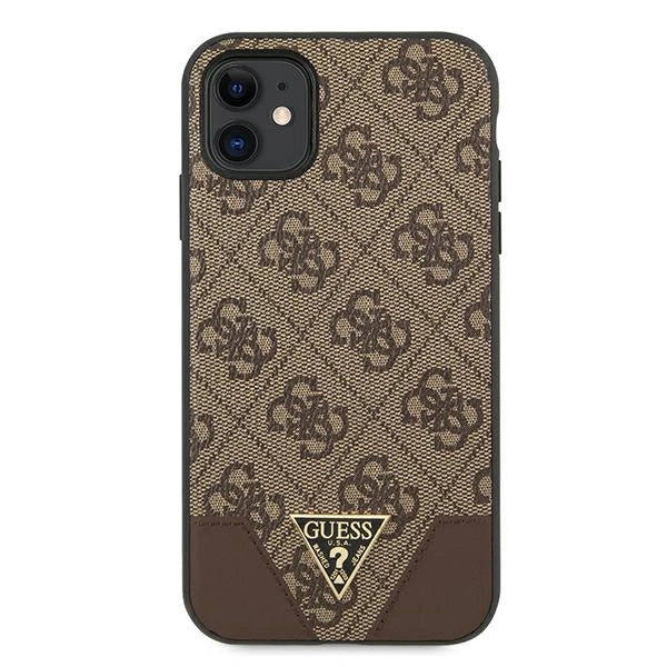 Guess 4G Triangle Collection case for iPhone 11 6.1" / Xr 6.1" - brown_4