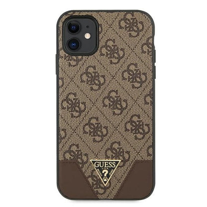 Guess 4G Triangle Collection case for iPhone 11 6.1" / Xr 6.1" - brown_4