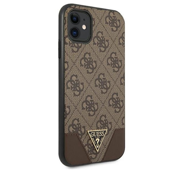 Guess 4G Triangle Collection case for iPhone 11 6.1" / Xr 6.1" - brown_5