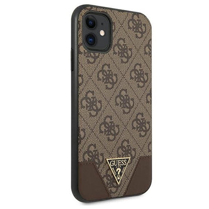 Guess 4G Triangle Collection case for iPhone 11 6.1" / Xr 6.1" - brown_5