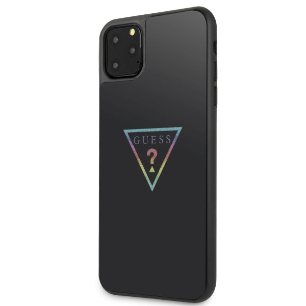 Guess Triangle Glitter iPhone 11 Pro Max Case - Black_1