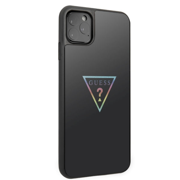 Guess Triangle Glitter iPhone 11 Pro Max Case - Black_2