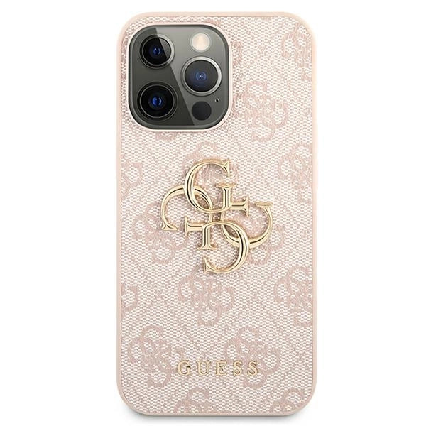 Guess 4G Big Metal Logo Case for iPhone 13 Pro / 13 6.1&quot; - Pink_2