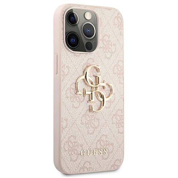 Guess 4G Big Metal Logo Case for iPhone 13 Pro / 13 6.1&quot; - Pink_3
