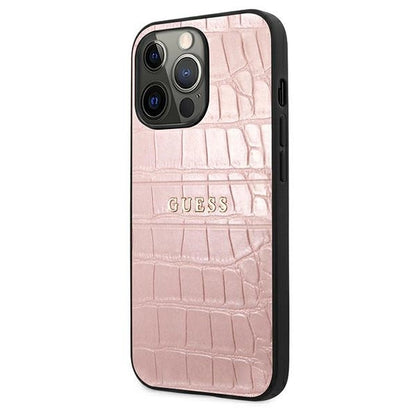 Guess Croco Strap Collection iPhone 13 Pro / 13 6.1" Case - Pink_1
