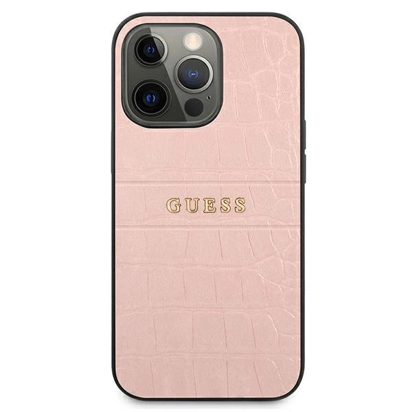 Guess Croco Strap Collection iPhone 13 Pro / 13 6.1" Case - Pink_2