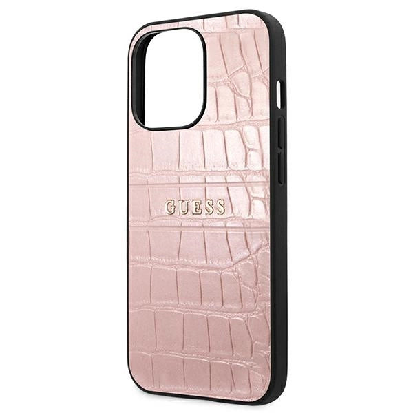 Guess Croco Strap Collection iPhone 13 Pro / 13 6.1" Case - Pink_5