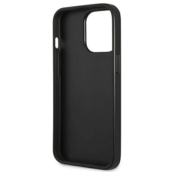 Guess Saffiano 4G Small Metal Logo case for iPhone 13 Pro / 13 6.1" - black_6
