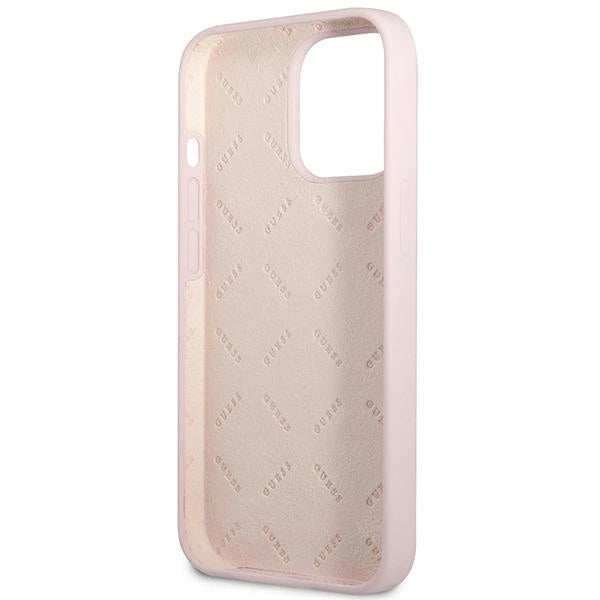 Guess Silicone Triangle Case for iPhone 13 Pro / 13 6.1" - Purple_6