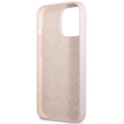 Guess Silicone Triangle Case for iPhone 13 Pro / 13 6.1" - Purple_6
