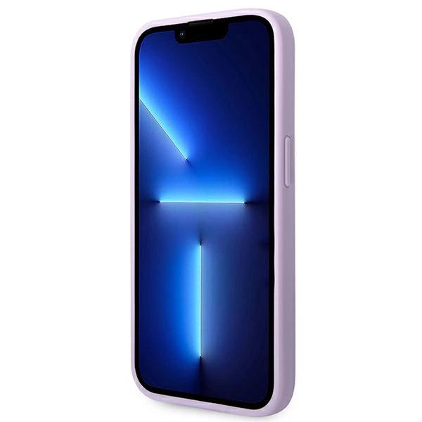 Guess Saffiano Strap Case for iPhone 14 Pro Max 6.7&quot; - Purple_4