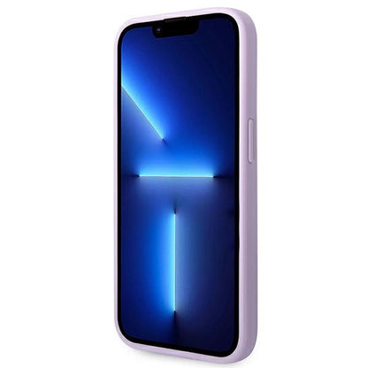 Guess Saffiano Strap Case for iPhone 14 Pro Max 6.7&quot; - Purple_4