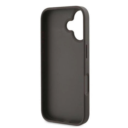 Guess 4G Bottom Stripe Case for iPhone 16 Plus 6.7" - Brown_6