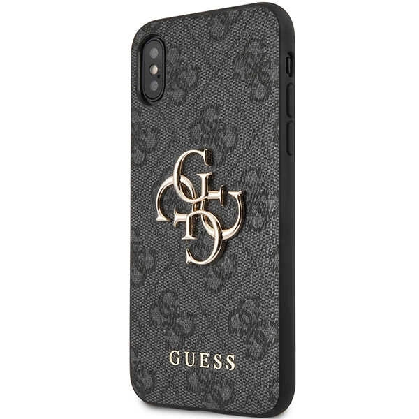 Guess 4G Big Metal Logo iPhone X/XS Case - Gray_1