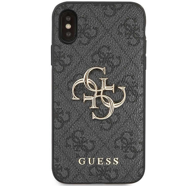 Guess 4G Big Metal Logo iPhone X/XS Case - Gray_2