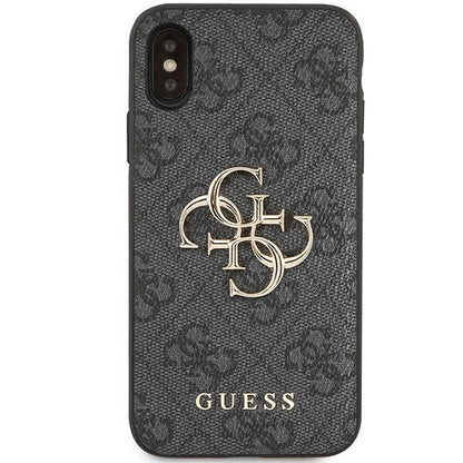 Guess 4G Big Metal Logo iPhone X/XS Case - Gray_2