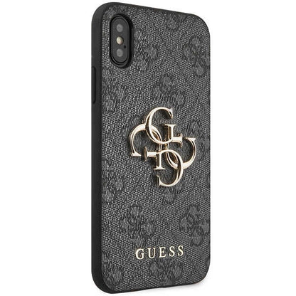 Guess 4G Big Metal Logo iPhone X/XS Case - Gray_3