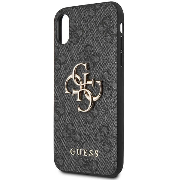 Guess 4G Big Metal Logo iPhone X/XS Case - Gray_5