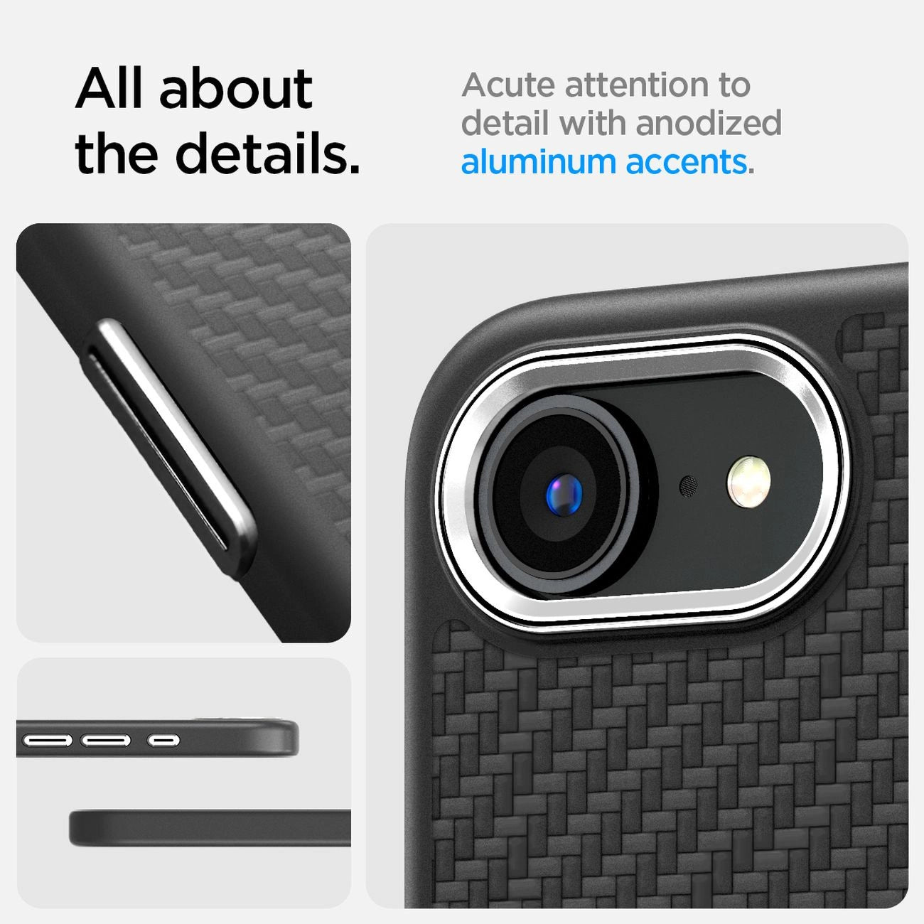 Spigen Enzo Aramid MagSafe iPhone 16e Case - Black_15