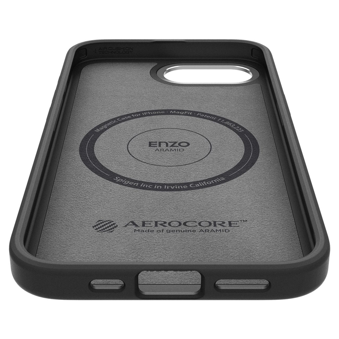 Spigen Enzo Aramid MagSafe iPhone 16e Case - Black_9