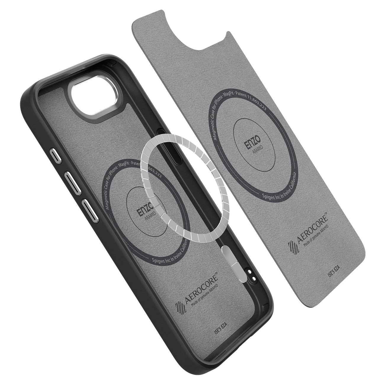 Spigen Enzo Aramid MagSafe iPhone 16e Case - Black_10