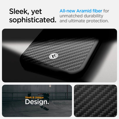 Spigen Enzo Aramid MagSafe iPhone 16e Case - Black_13