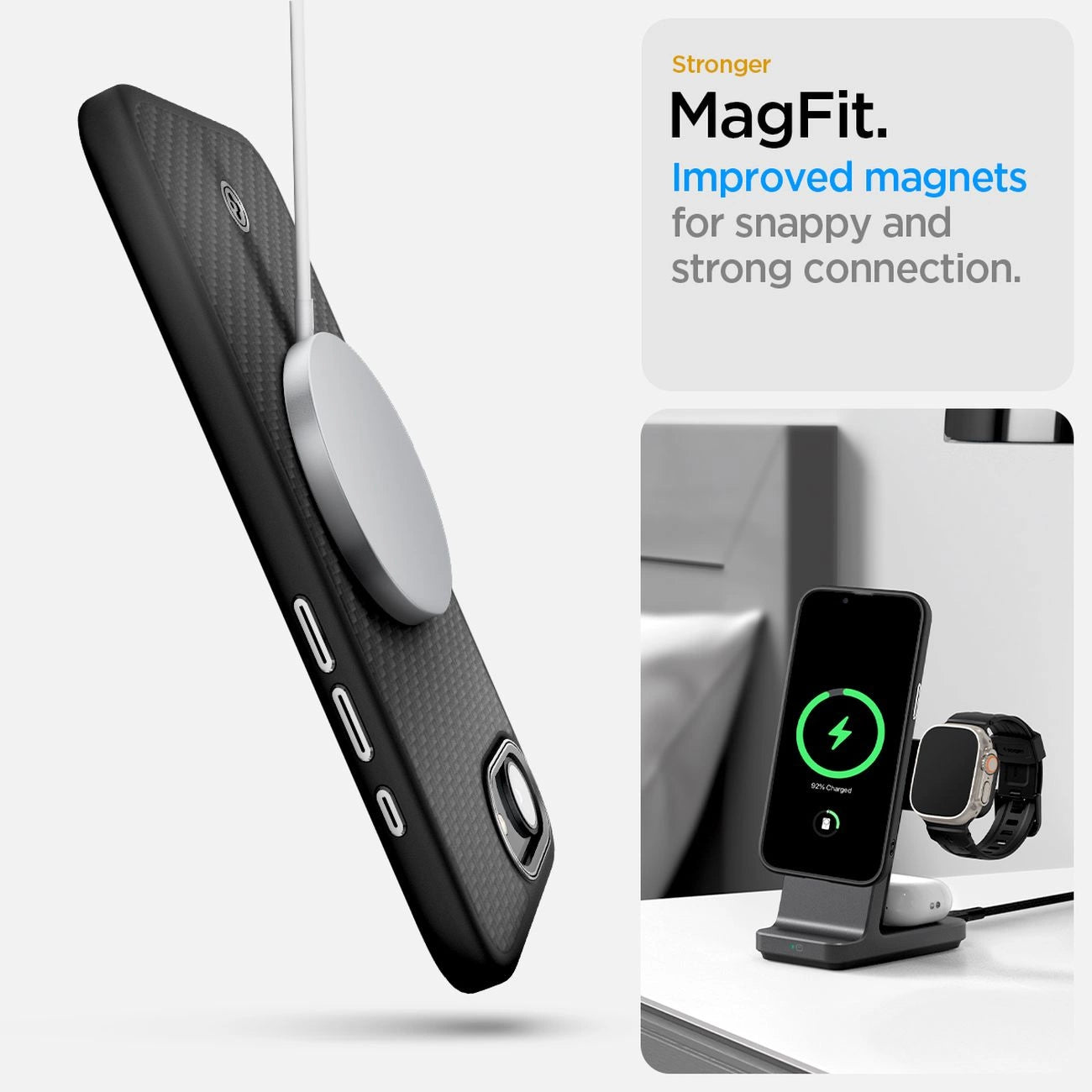 Spigen Enzo Aramid MagSafe iPhone 16e Case - Black_14