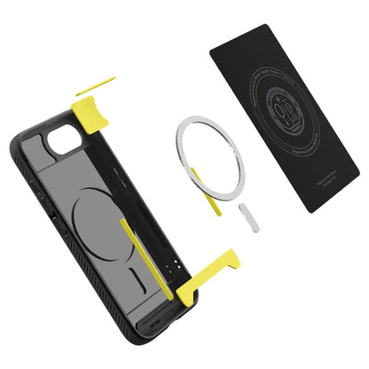 Spigen Rugged Armor MagSafe case for iPhone 16e - black_8