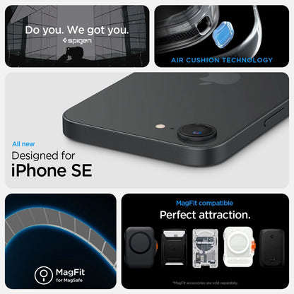 Spigen Rugged Armor MagSafe case for iPhone 16e - black_10