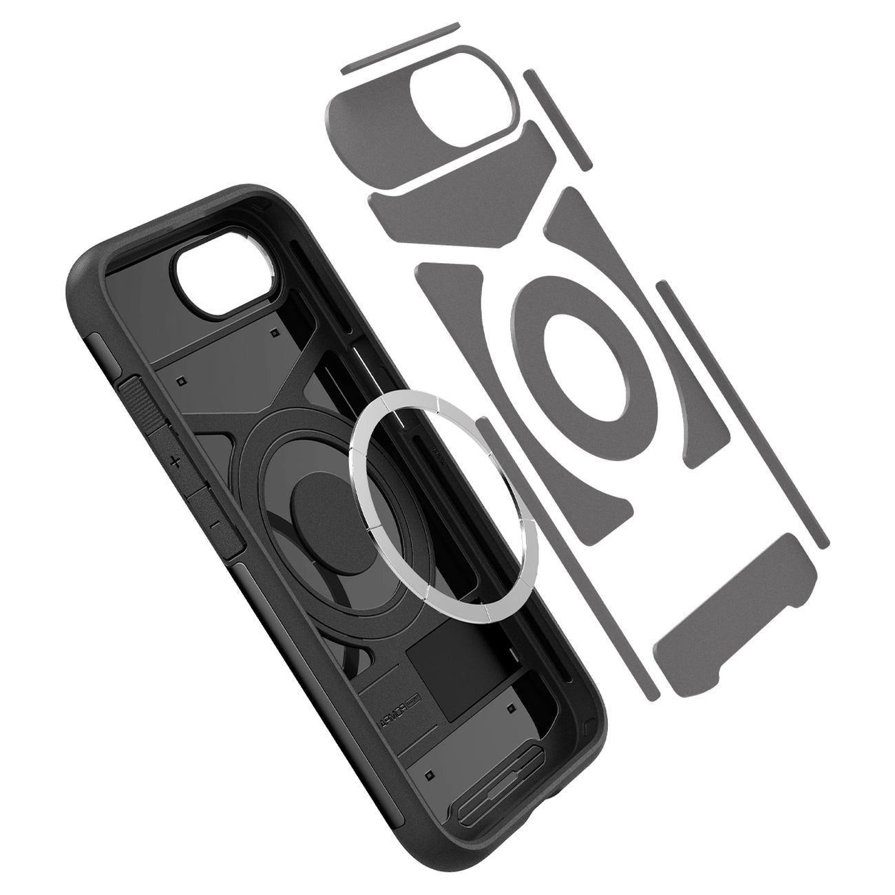 Spigen Slim Armor MagSafe iPhone 16e Case - Black_6