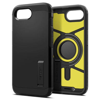 Spigen Tough Armor Case with MagSafe for iPhone 16e with Stand - Black_7