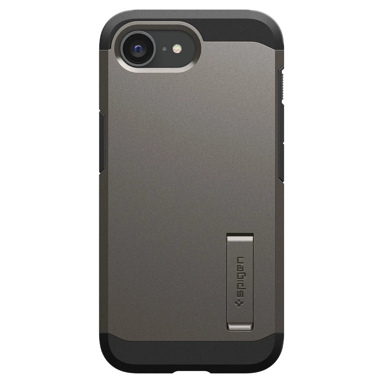 Spigen Tough Armor Case with MagSafe for iPhone 16e with Stand - Gray_1