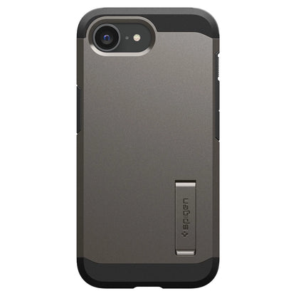 Spigen Tough Armor Case with MagSafe for iPhone 16e with Stand - Gray_1