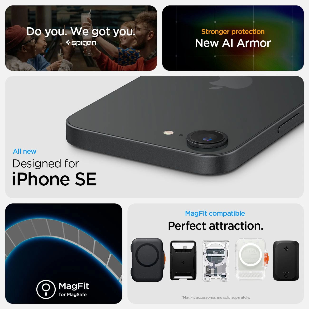 Spigen Tough Armor Case with MagSafe for iPhone 16e with Stand - Gray_13