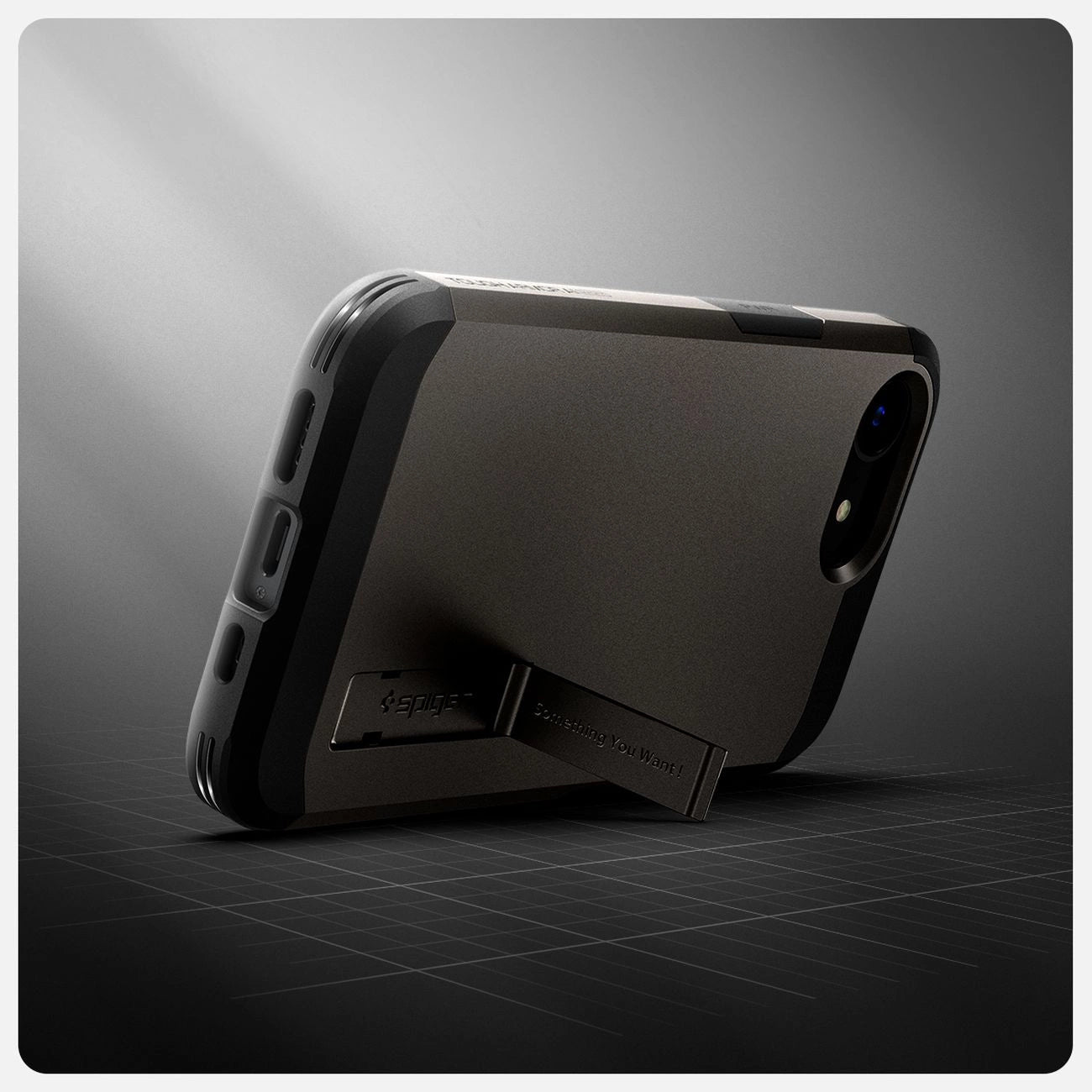 Spigen Tough Armor Case with MagSafe for iPhone 16e with Stand - Gray_12