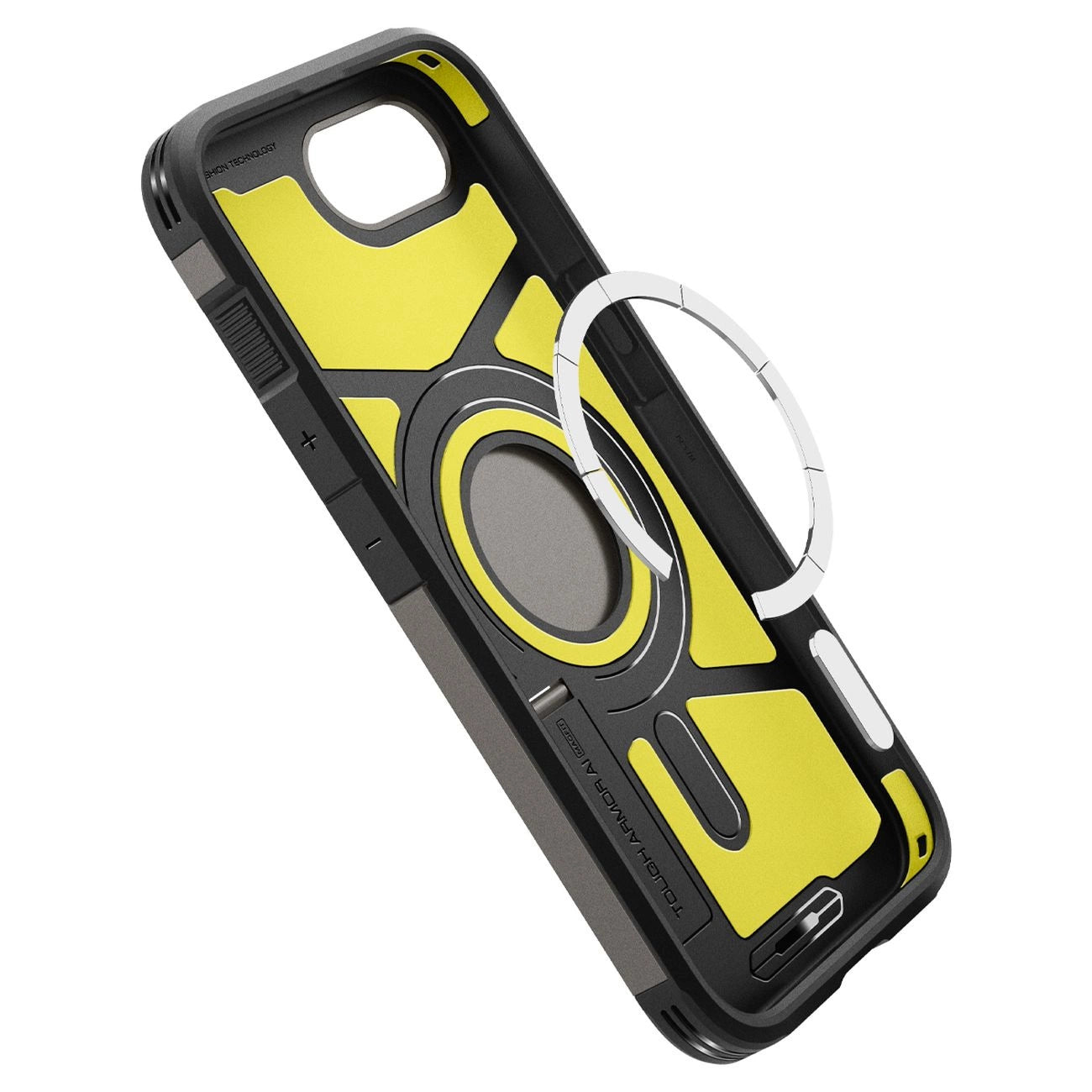 Spigen Tough Armor Case with MagSafe for iPhone 16e with Stand - Gray_8